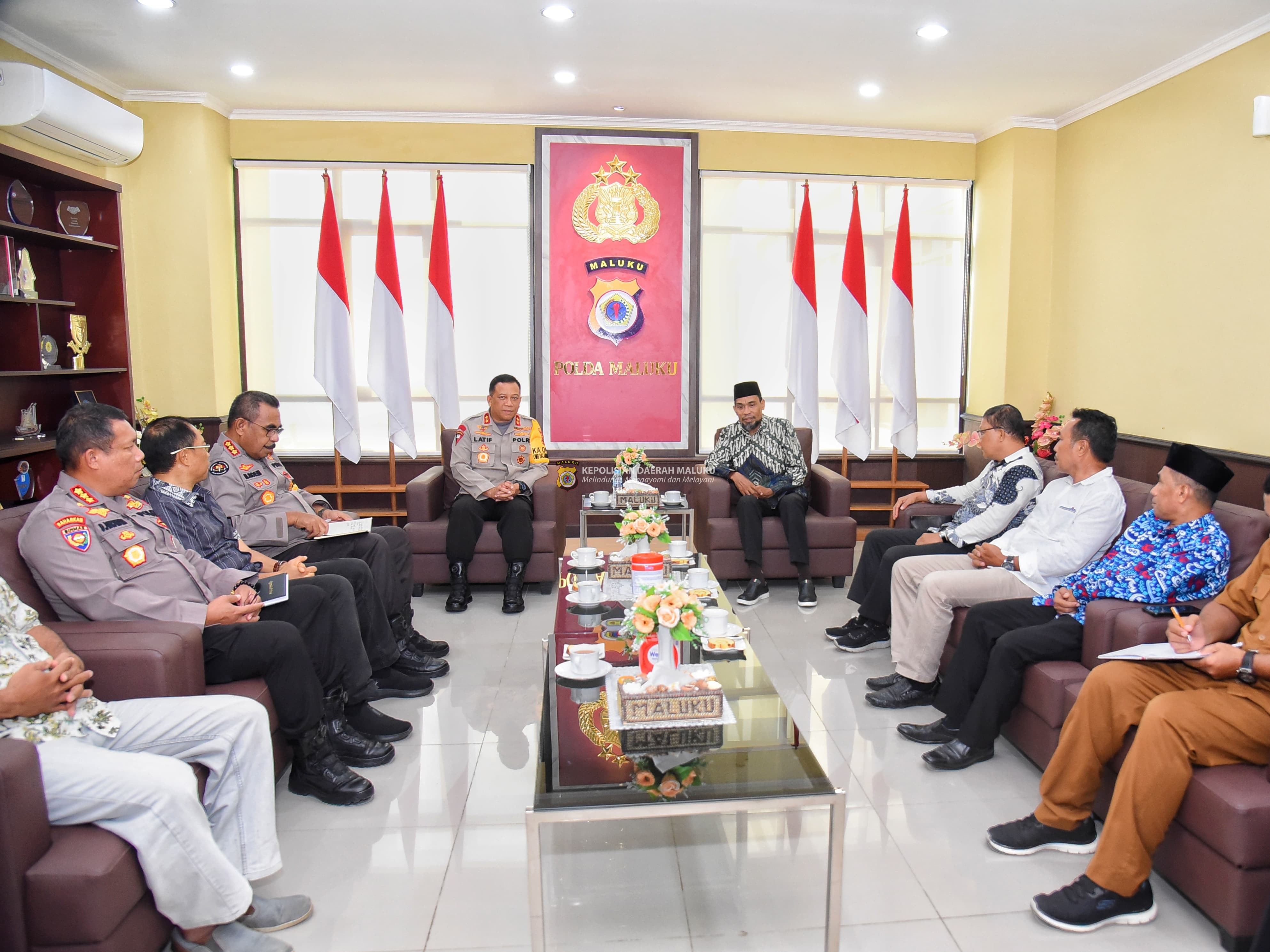 Kapolda Terima Kunjungan Pengurus Wilayah Muhammadiyah Maluku