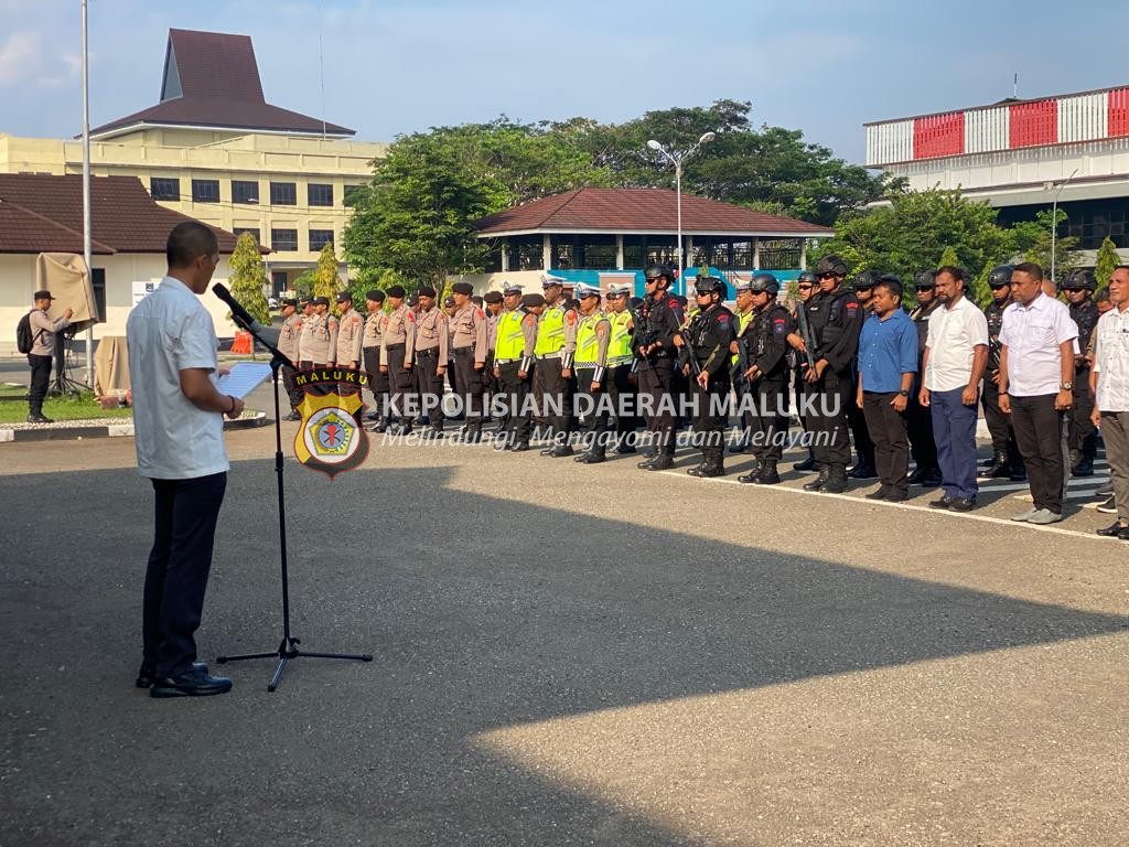 Seluruh Satgas OMB Salawaku Polda Maluku Diingatkan Pantau Perkembangan Suhu Politik