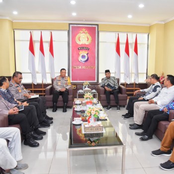 Kapolda Terima Kunjungan Pengurus Wilayah Muhammadiyah Maluku