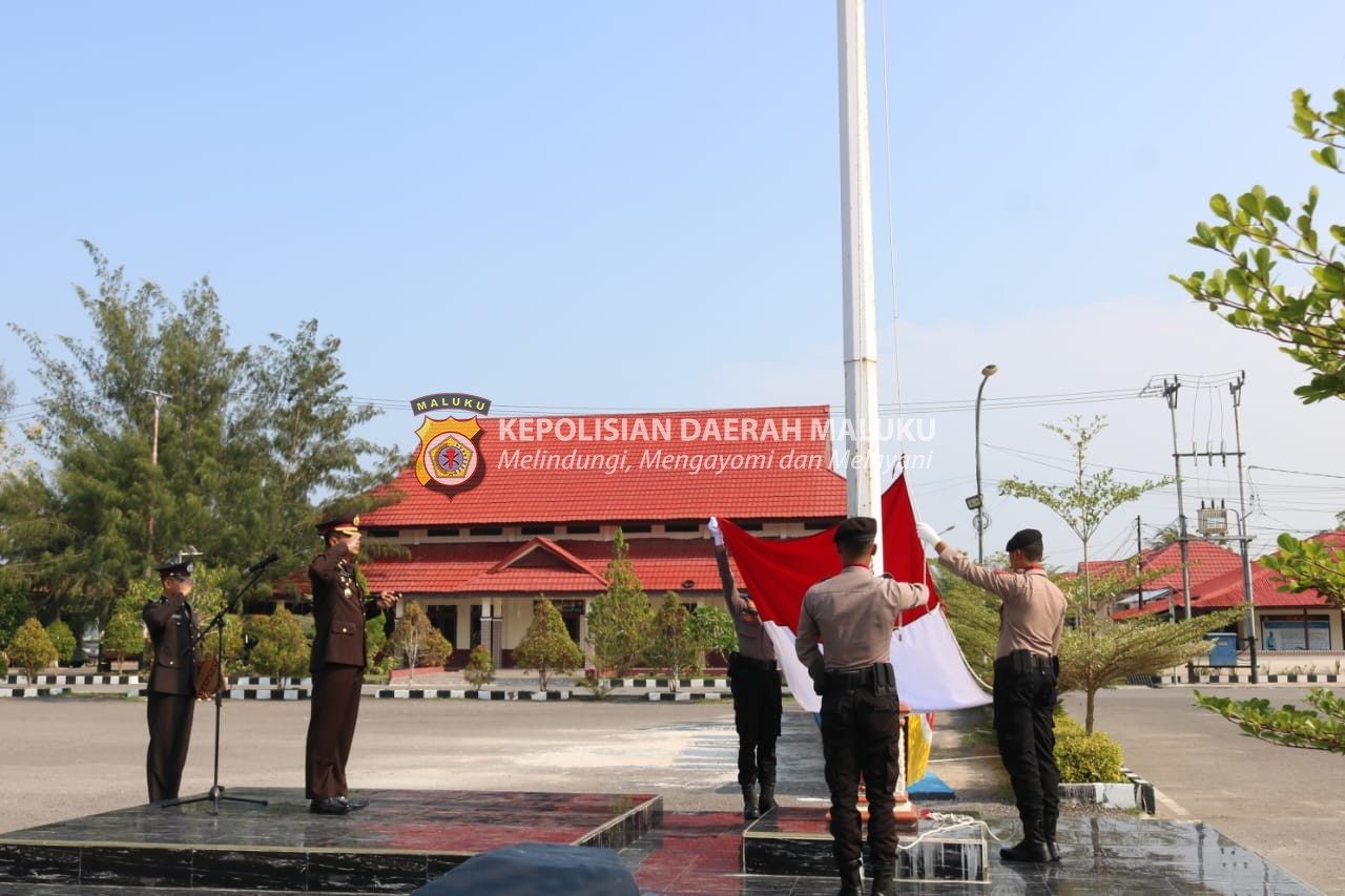 Polres Kepulauan Aru Laksanakan Upacara Untuk Memperingati Hari Sumpah Pemuda.