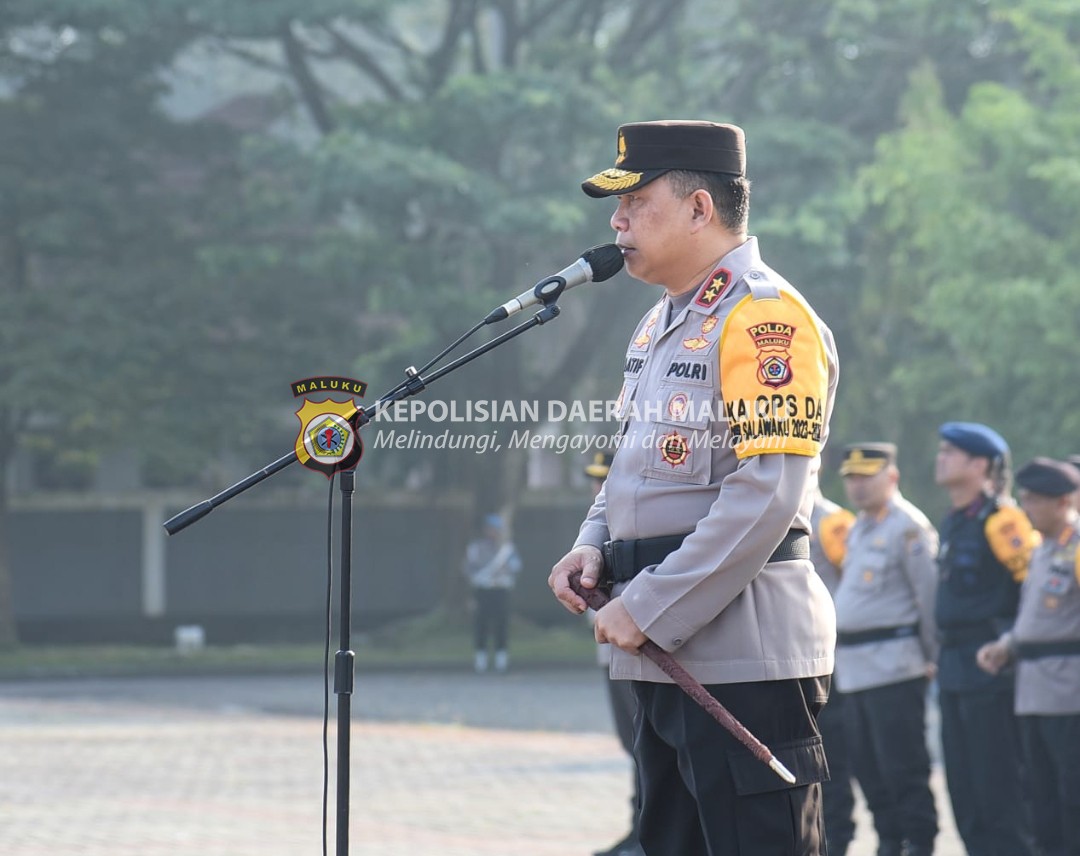 Kapolda Maluku Perintahkan Seluruh Anggota Polri Tingkatkan Kinerjanya