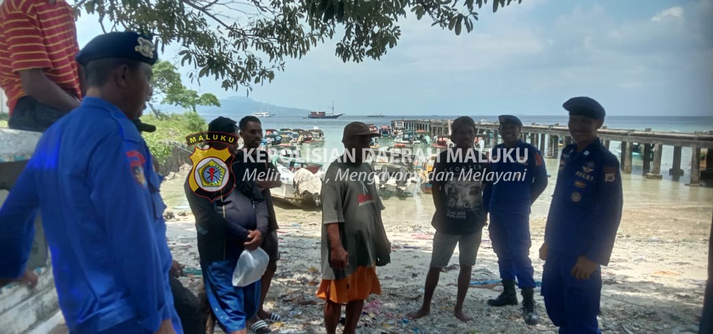 Polairud Polda Maluku Sambangi Masyarakat Pesisir Ciptakan Harkamtibmas Jelang Pemilu 2024