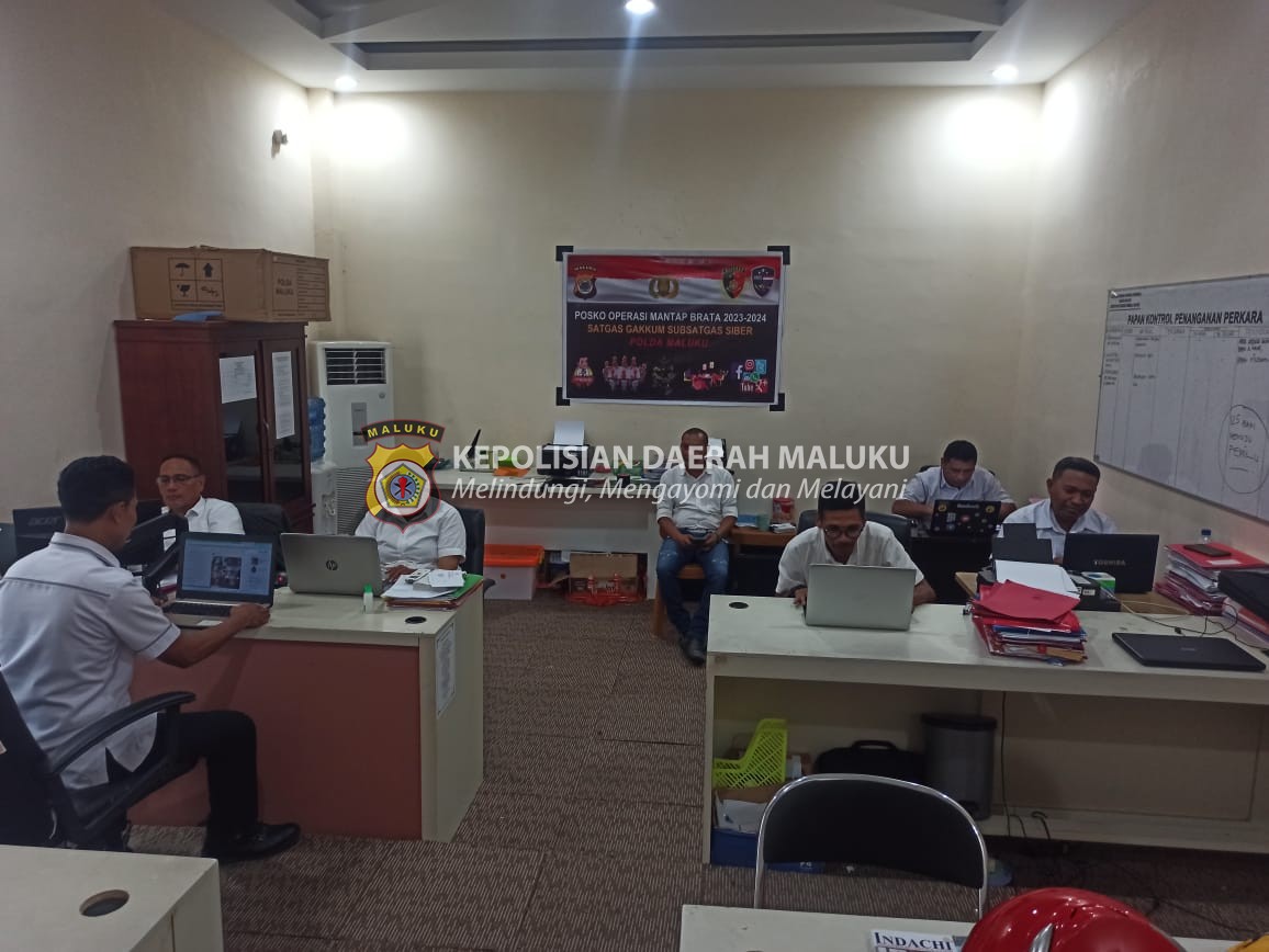 Tindak Penyebar Hoaks Jelang Pemilu 2024, Polda Maluku Patroli Media Sosial