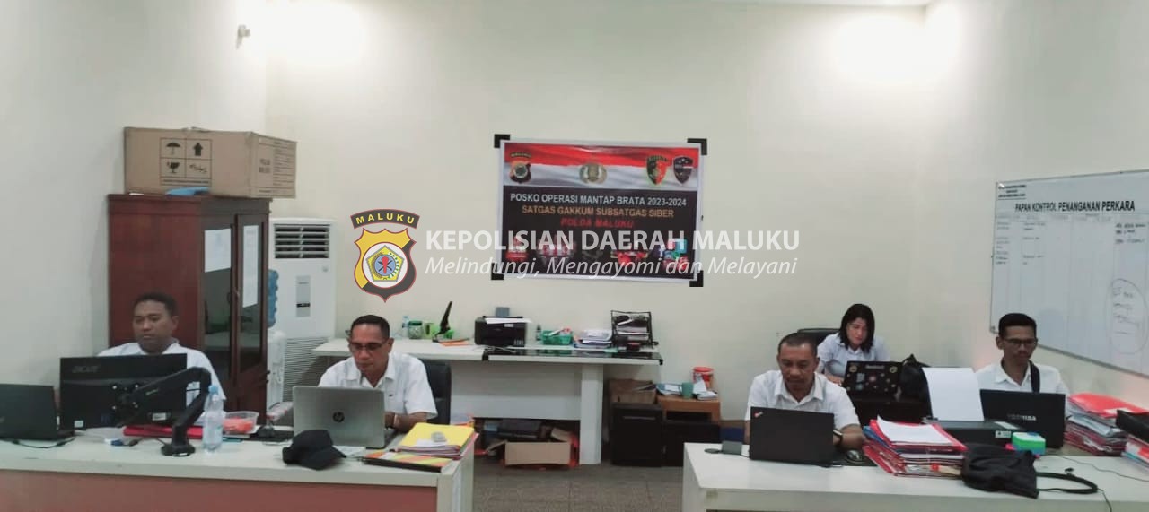 Polda Maluku Operasi Siber, Dunia Maya Aman