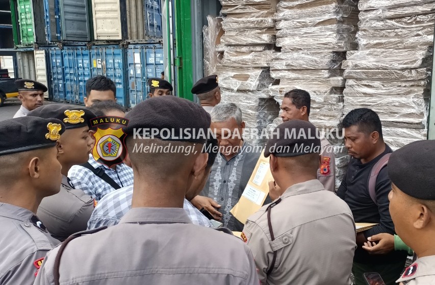 Polda Maluku Amankan Distribusi Logistik Pemilu di 6 Daerah