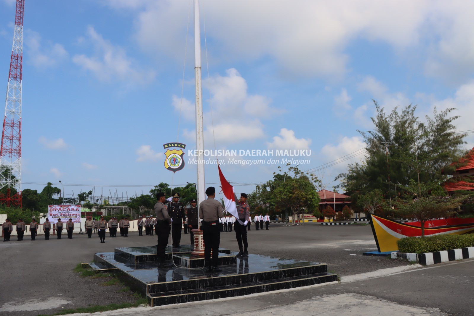 10 November 2023, Polres Kepulauan Aru Laksanakan Upacara Hari Pahlawan.
