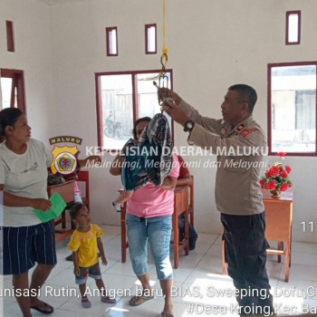 Polsek Babar Timur Lakukan Pendampingan Bersama Stakeholder Guna Cegah dan Tanggulangi Stunting.