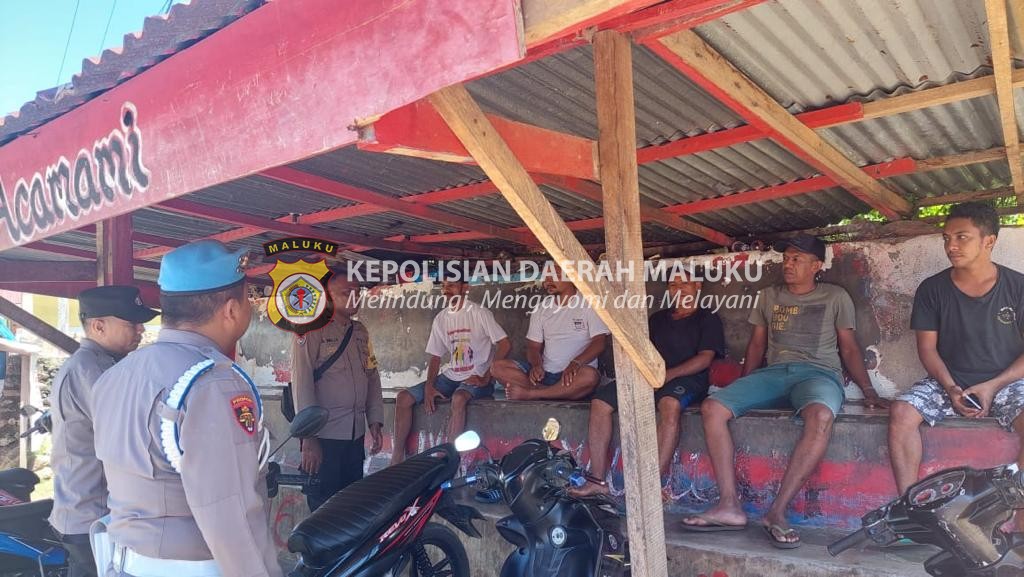 Polsek Leihitu Barat tingkatkan Patroli dan Sambang kepada warga