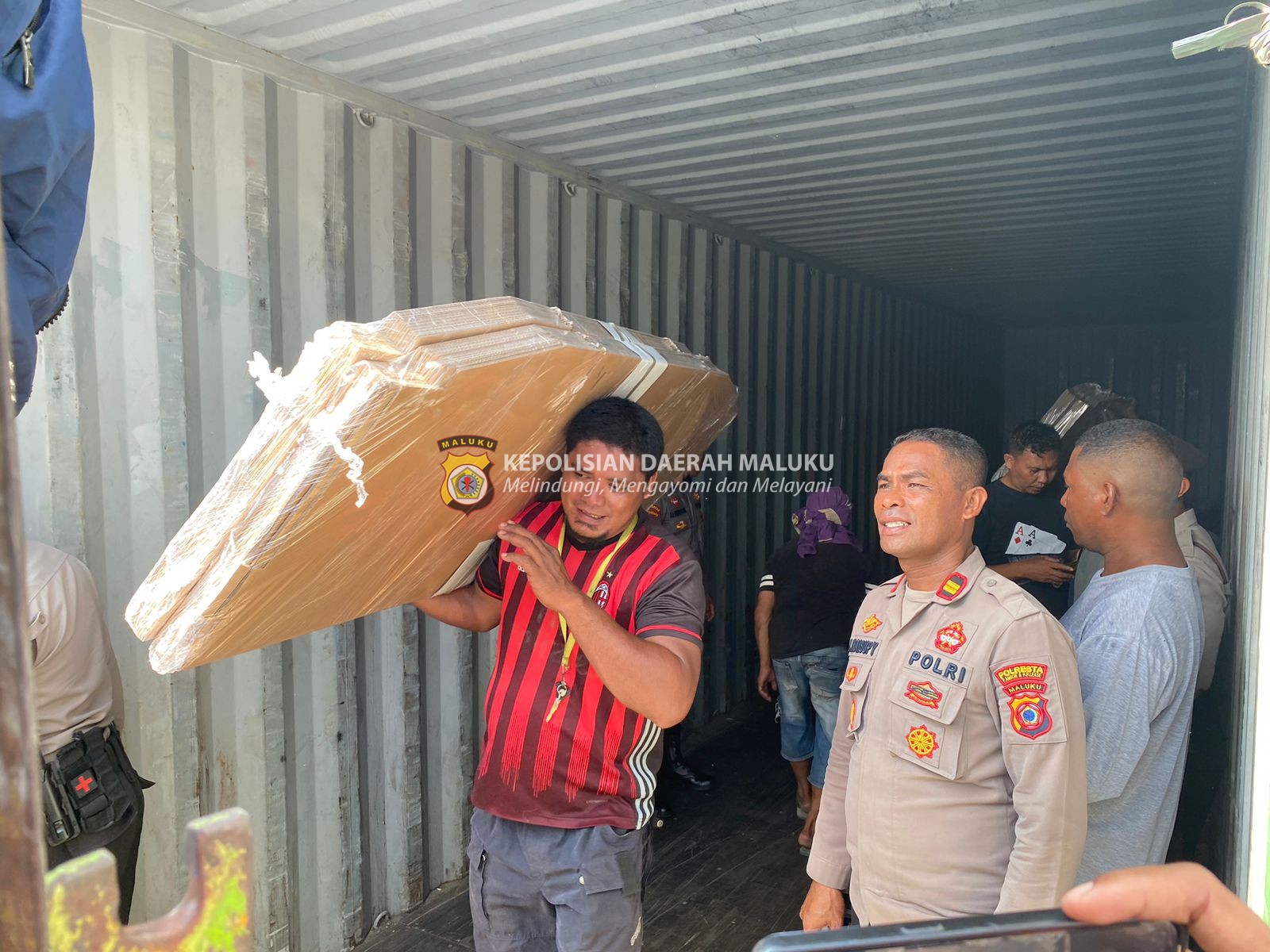 Polisi Kawal Terus pendistribusian Logistik Pemilu