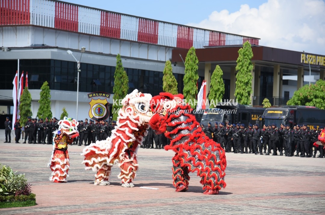 Tampilkan Beragam Budaya di HUT Brimob, Kapolda Maluku Mendapat Apresiasi