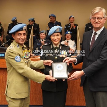 Terima Penghargaan PBB, Briptu Renita Rismayanti: Terima Kasih Pak Kapolri