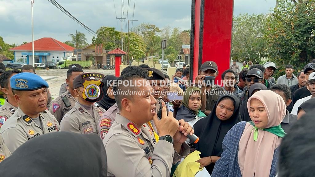 Kapolres Tual Himbau Masyarakat Jaga Kerukunan dan Kamtibmas Kondusif di Wilayah Kota Tual