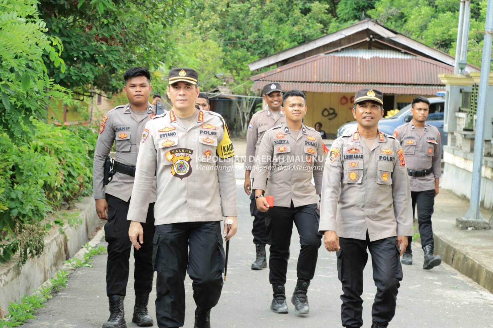 Kapolresta Ambon Lakukan kunjungan kerja ke Polsek Haruku