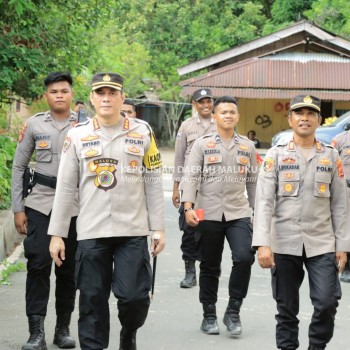 Kapolresta Ambon Lakukan kunjungan kerja ke Polsek Haruku