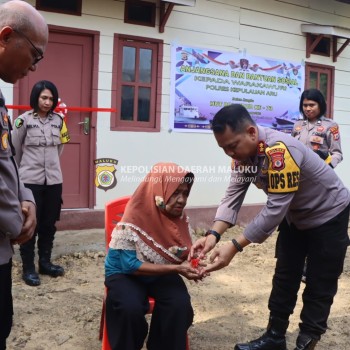 Anjangsana Dan Bantuan Sosial Kepada Warakawuri Polres Kepulauan Aru Dalam Rangka HUT Polairud Ke -73 Tahun 2023.