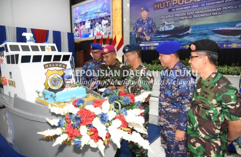 Syukuran HUT Polairud ke 73, Kapolda : Tingkatkan Pelayanan Masyarakat di Perairan Maluku