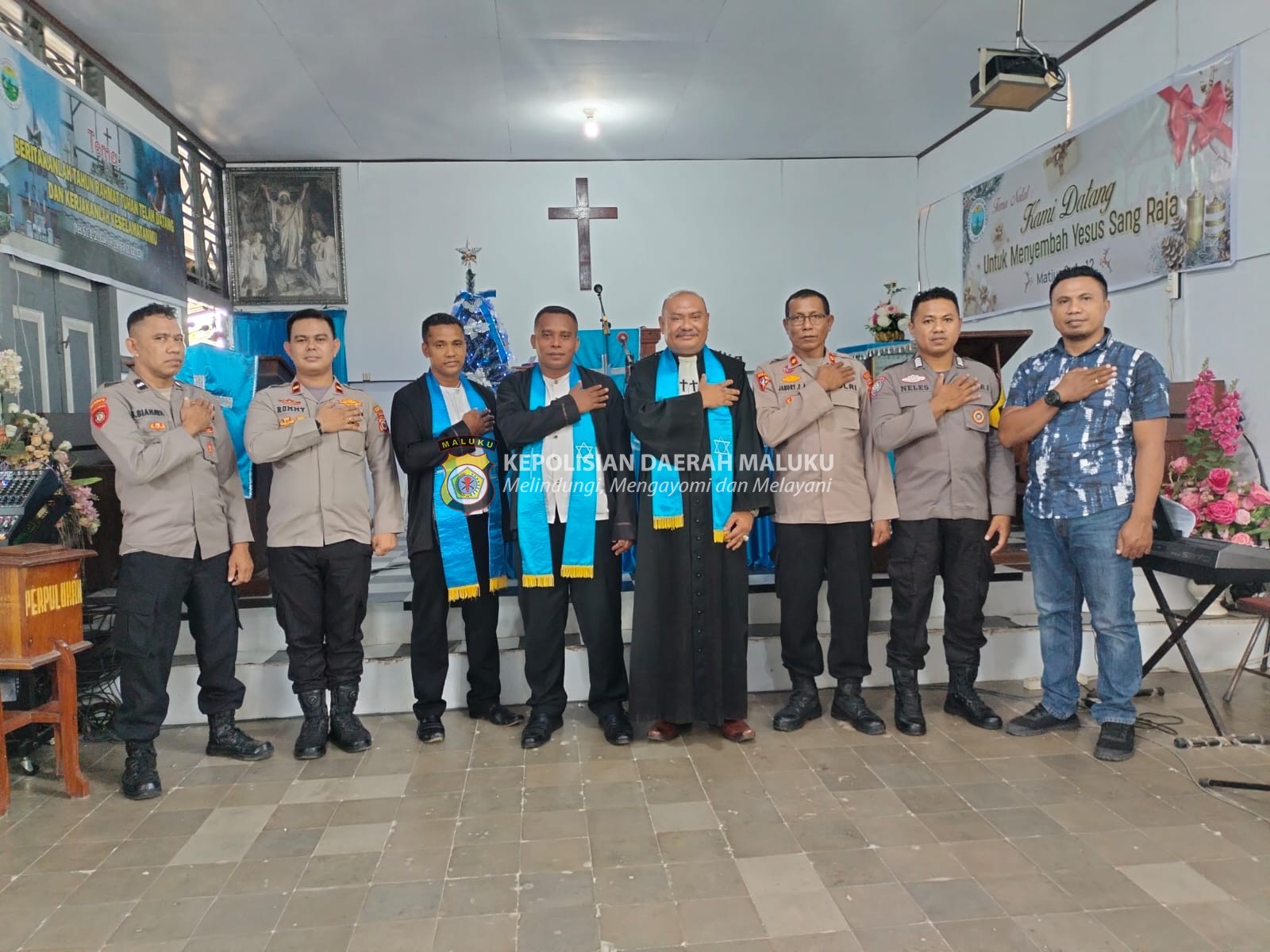 Polisi Safari Kamtibmas di Gereja Josephine Naku