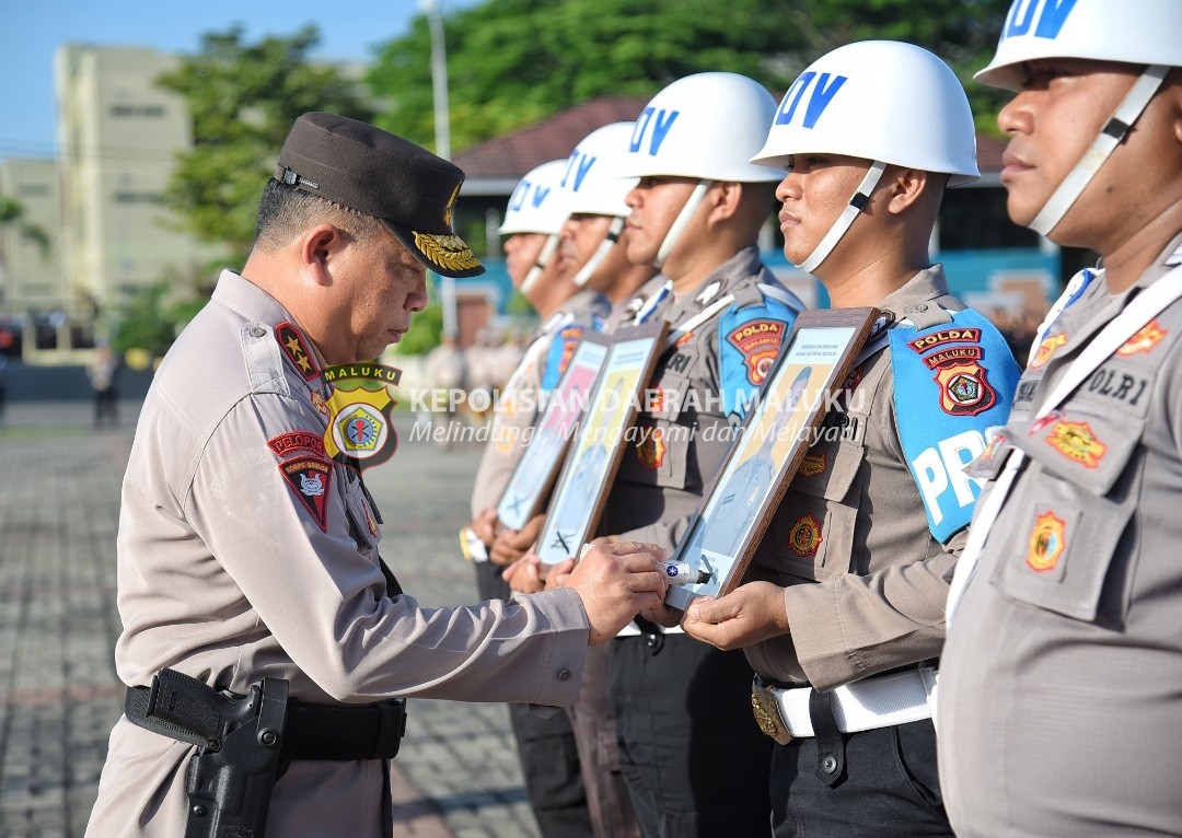 Polda Maluku Laksanakan PTDH Anggotanya, Kapolda: Turun 50% dan Jangan Terjadi Lagi