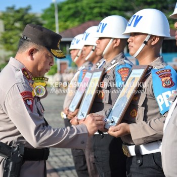 Polda Maluku Laksanakan PTDH Anggotanya, Kapolda: Turun 50% dan Jangan Terjadi Lagi