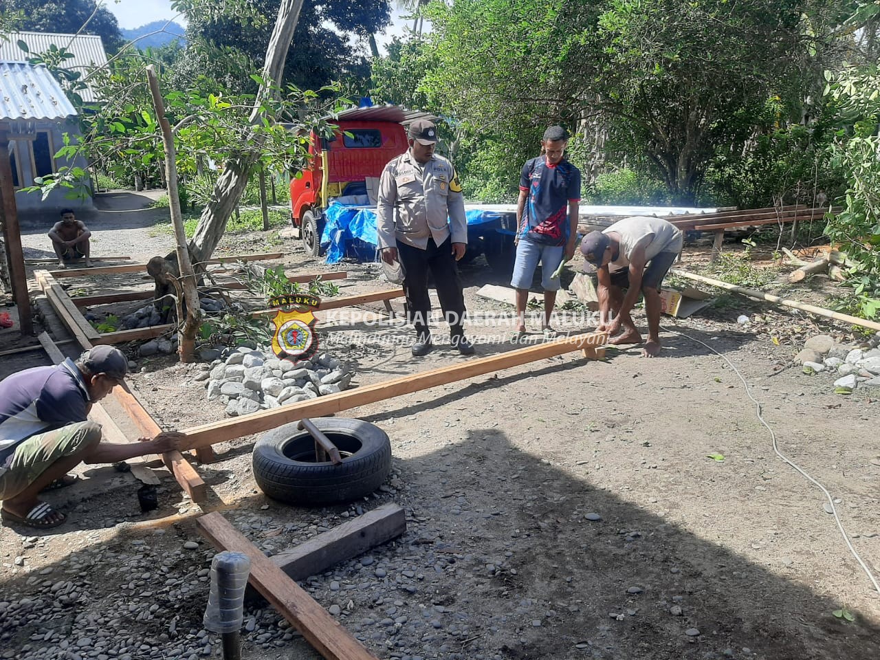 Situasi Aman dan Sinergi Polsek Taniwel dengan Masyarakat Desa Wakolo