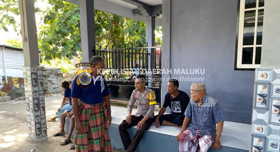 Bhabinkamtibmas Negeri Kailolo Gelar Giat DDS, Ajak Warga Binaan Jaga Kamtibmas