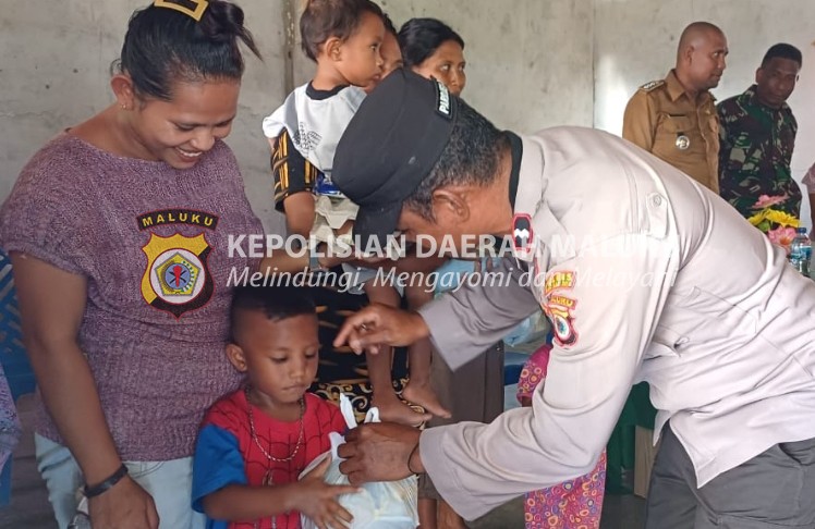 Polsek Wetar Bersama Stakeholder Bersinergi Lakukan Pendampingan Dalam Upaya Menanggulangi Stunting