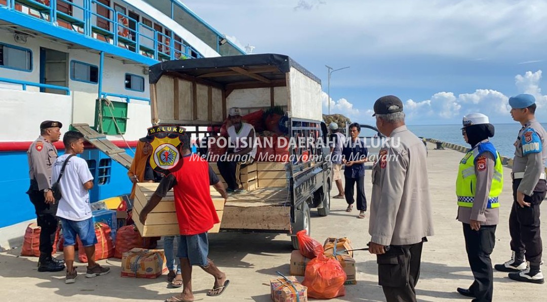 Pelaksanaan Kampanye Pemilu 2024, Satgas OMB Polres SBT Gelar Patroli Cipkon Jaga Kamtibmas