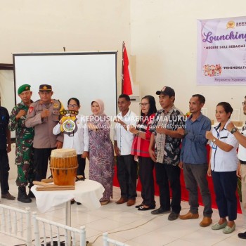 Kapolsek Salahutu Hadiri Launching  Suli Jadi Negeri Ramah Perempuan dan Anak