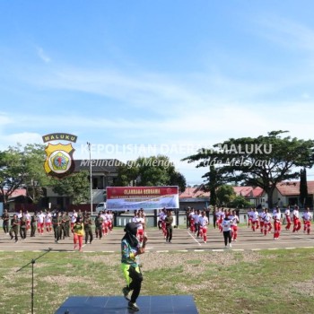 Sinergitas, TNI-Polri di Kabupaten SBT Gelar Olahraga Bersama