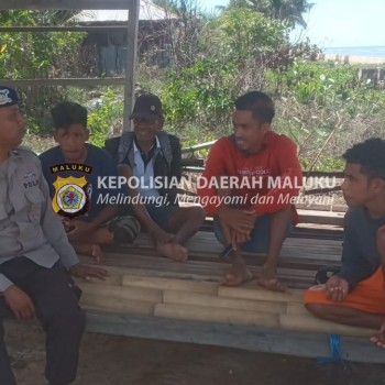 Melalui Sambang Kamtibmas Perairan, Satuan Polairud Himbau Warga Utamakan Keamanan dan Keselamatan Dalam Pelayaran