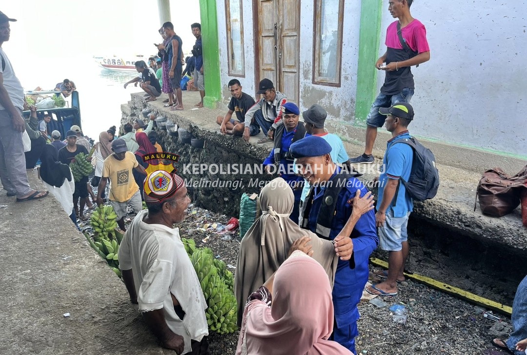 Dit Polairud Polda Maluku Gelar Duduk Bacarita Bersama Nakhoda Speedboat dan ABK