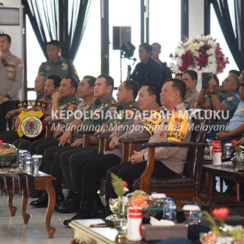 Kepada Kapolri dan Panglima, Kapolda Sampaikan TNI - Polri di Maluku Siap Amankan Pemilu