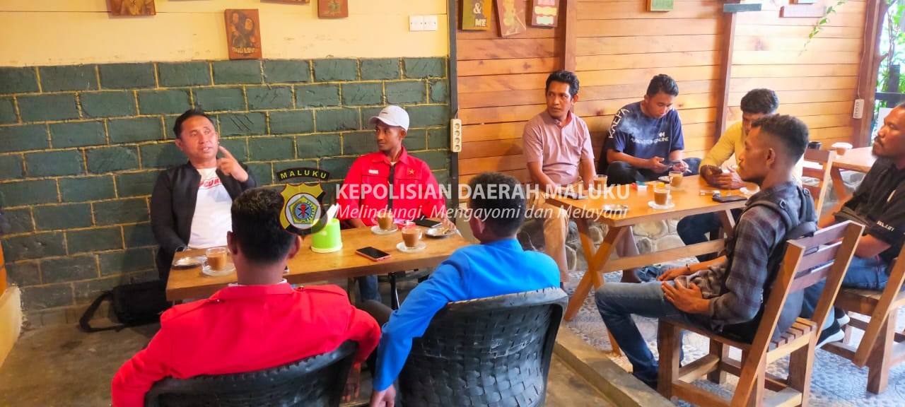 Dialogue Coffe Polres SBT Bersama Perwakilan OKP Dalam Rangka Mengoptimalkan Rumah Kebangsaan Untuk Mendorong Persatuan Dan Kesatuan Bangsa.