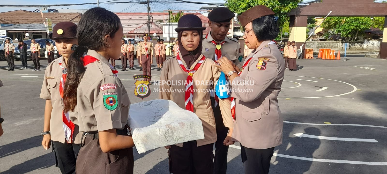 Sat Binmas Polresta Ambon bentuk dan Lantik Dewan Saka Bhayangkara