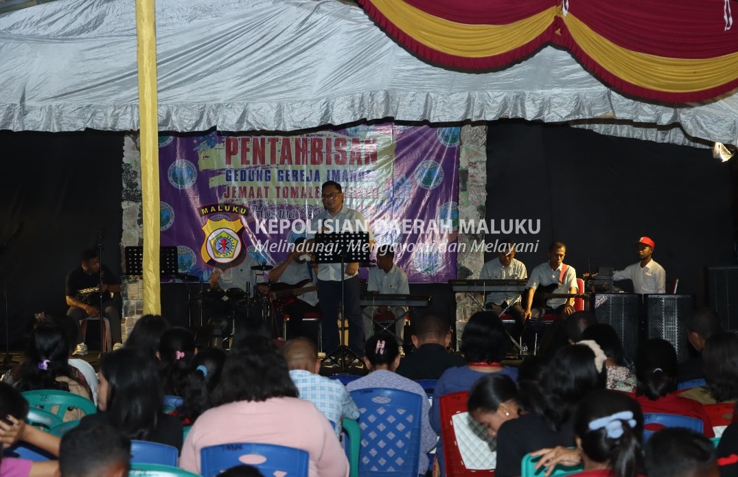 Peresmian dan Penthabisan Gereja Imanuel Jemaat GPM Tomalehu Timur, Kapolres SBB Hadir dalam Acara Bersejarah