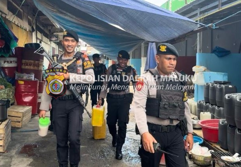 Sat Samapta Polresta Ambon Temukan Miras Saat Pelaksanaan Patroli