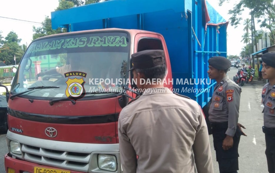 Polsek Salahutu Intensifkan Razia Miras Menjelang Perayaan Nataru