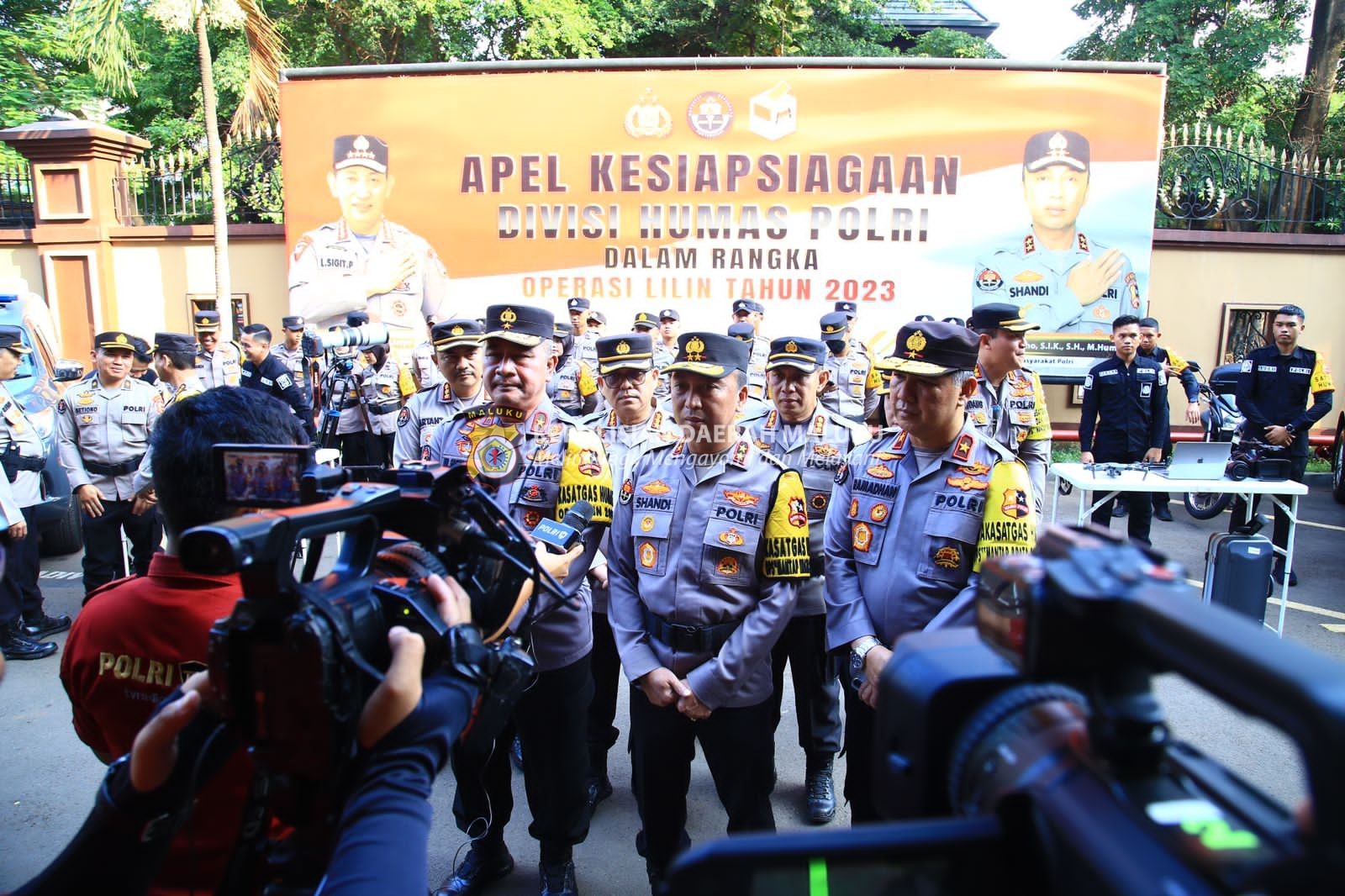 Kadiv Humas Tekankan Beberapa Hal Saat Gelar Apel Kesiapsiagaan Satgas Humas Polri Pengamanan Nataru