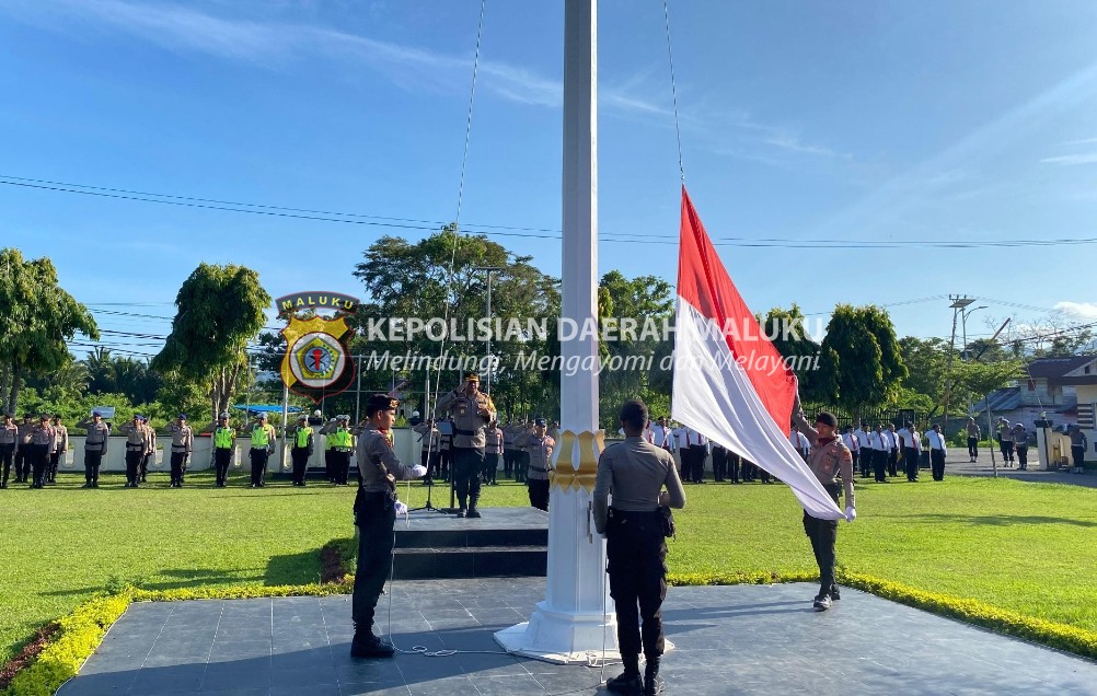 Polres Seram Bagian Barat menggelar Upacara Hari Kesadaran Nasional