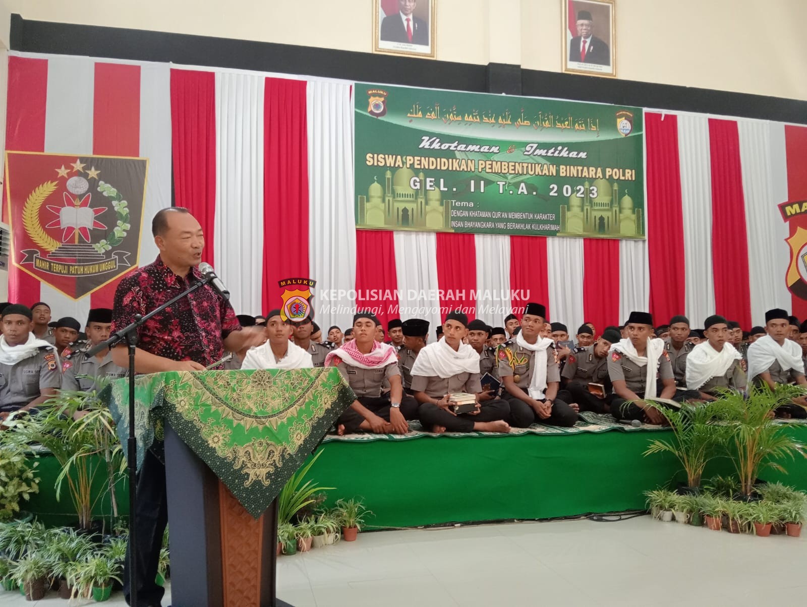 Siswa Bintara Polri di SPN Polda Maluku Khatam Alquran