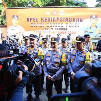 Kadiv Humas Tekankan Beberapa Hal Saat Gelar Apel Kesiapsiagaan Satgas Humas Polri Pengamanan Nataru