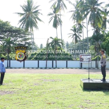 Wakapolres SBT Pimpin Pelaksanaan Upacara Hari Kesadaran Nasional