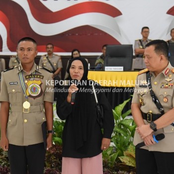 Orang Tua Siswa Diktuba Polri yang Diyudisium Apresiasi Polda Maluku