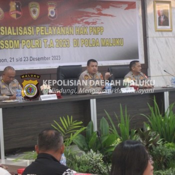 Tim Supervisi dari SSDM Polri Kunjungi Polda Maluku