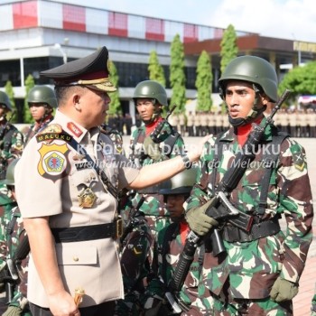 Kapolda Maluku Sapa Siswa Secaba Rindam XVI/Pattimura