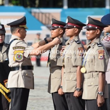 Kapolda Lantik 230 Siswa Bintara Polri SPN Polda Maluku