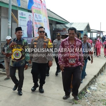 Kapolres SBB dan Rombongan Kunjungi Pulau Buano untuk Supervisi Pos Pam Natal dan Tahun Baru