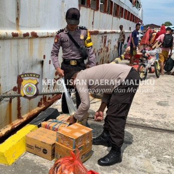 Jelang Nataru, Polres SBT Patroli dan Razia di Daerah Rawan Kriminal