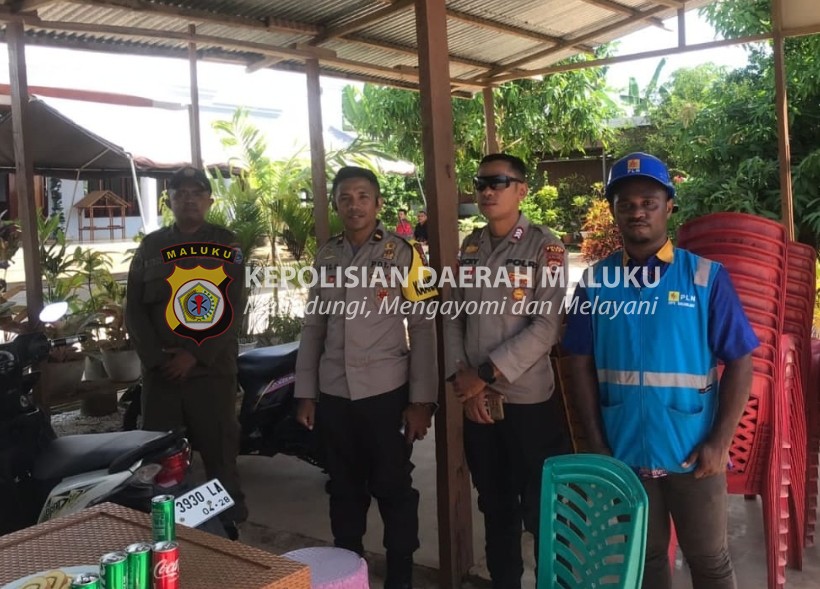 Personel Polres MBD Gelar Pengamanan Tempat Ibadah, Dukung Kelancaran Operasi Lilin Salawaku 2023