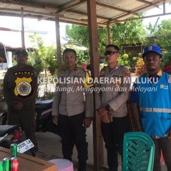 Personel Polres MBD Gelar Pengamanan Tempat Ibadah, Dukung Kelancaran Operasi Lilin Salawaku 2023